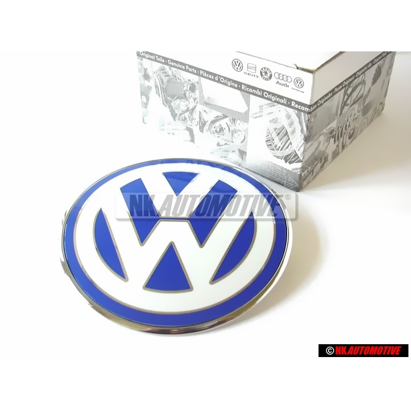VW Original Avant Embleme Logo Bleu Blanc - 1C0853617 39A