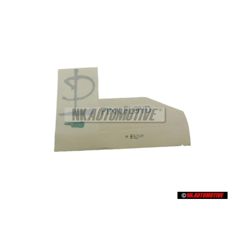 VW Original Inscription Sur Film Gris Argent/Vert - 1H6853431D 1ZE