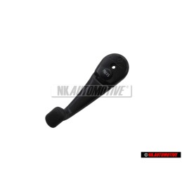 VW Original Manivelle Noir Satine - 321877453A 01C