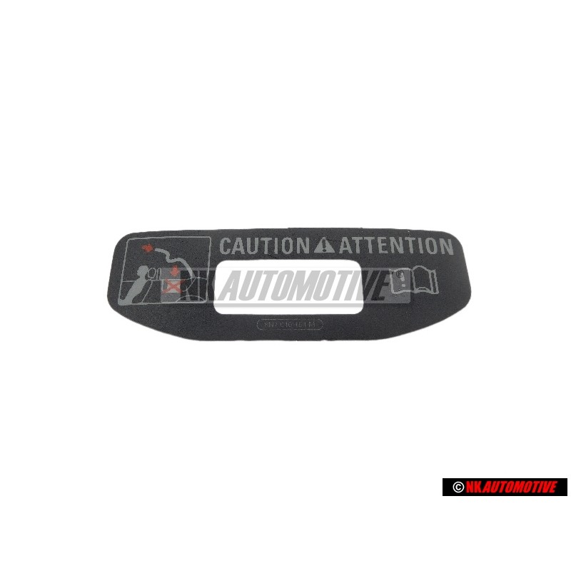 Audi Original Plaque Indicatrice - 8N7010164M
