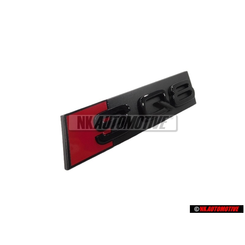 Audi Original SQ8 Avant Embleme Monogramme Logo Noir Rouge - 4M8071805