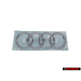 Audi Original Anneaux Arrière Embleme Logo Chrome - 8P0853742 2ZZ