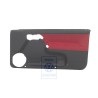 VW Original Garniture De Porte (Tissu) Noir/Rouge Murano - 1E0867012ATLZR