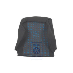 VW Original Garniture De Dossier (Tissu) Noir/Bleu - 1E0881805ALGUV