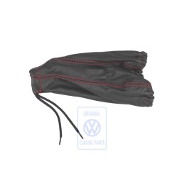 VW Original Revetement Levier Vit.(Cuir) Noir - 1H0064228 041