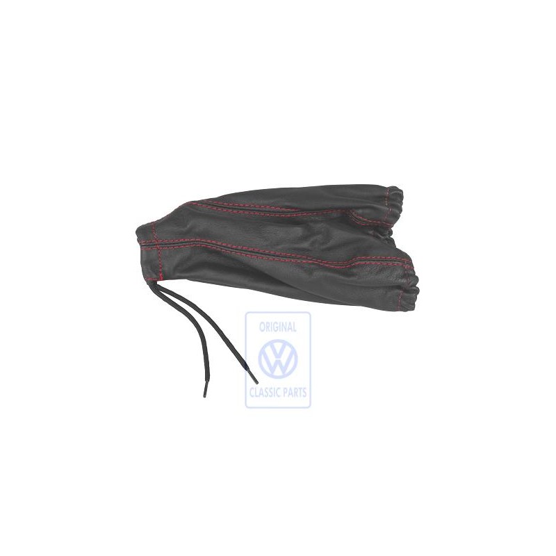 VW Original Revetement Levier Vit.(Cuir) Noir - 1H0064228 041