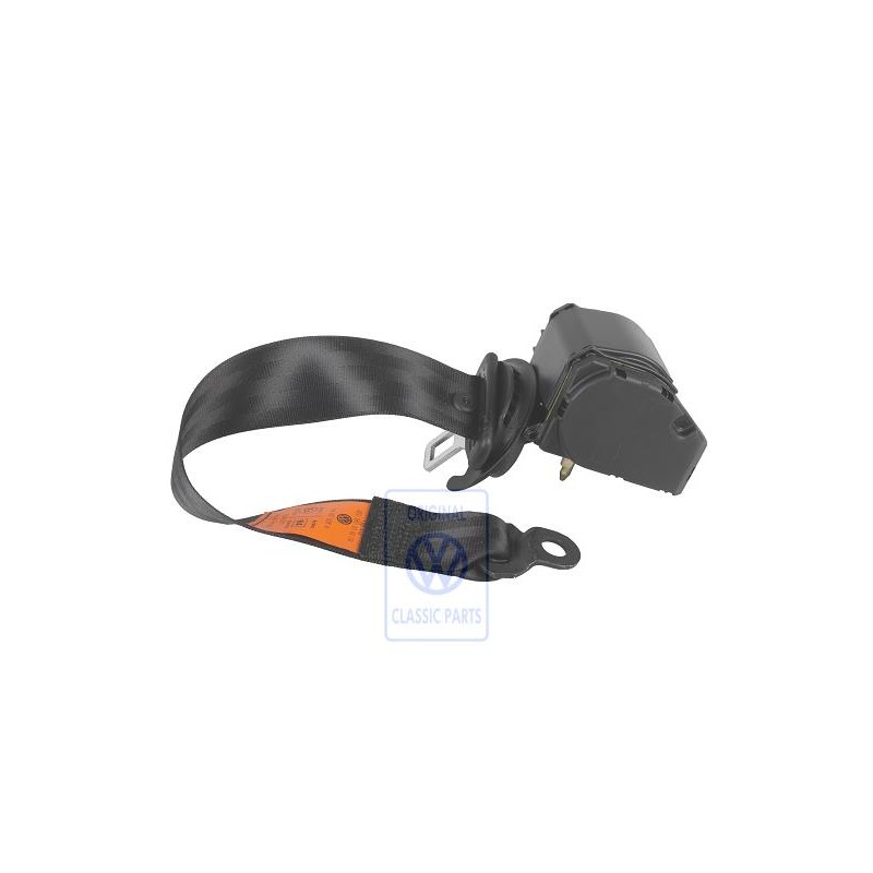 VW Original Ceinture De Securite 3 Points Noir Satine - 1H4857806A B41