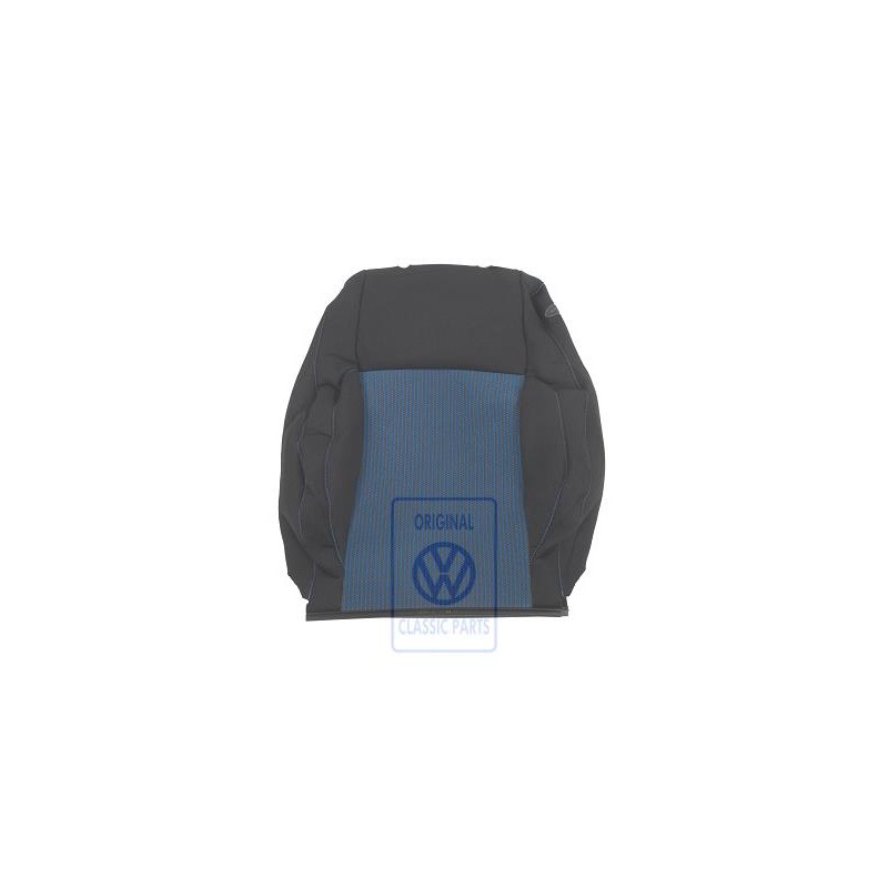 VW Original Garniture De Dossier Tissu Avec Aumoniere Bleu/Noir - 1J0881805QGKMD