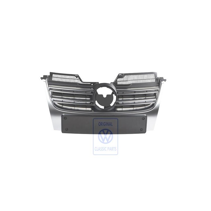VW Original Grille De Calandre Noir Satin/Chrome Satine - 1K5853651E UBN
