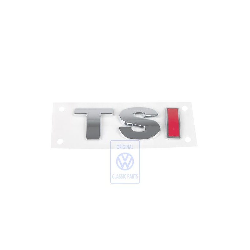VW Original Monogramme Chrome/Chrome/Rouge - 1T0853675J GQF