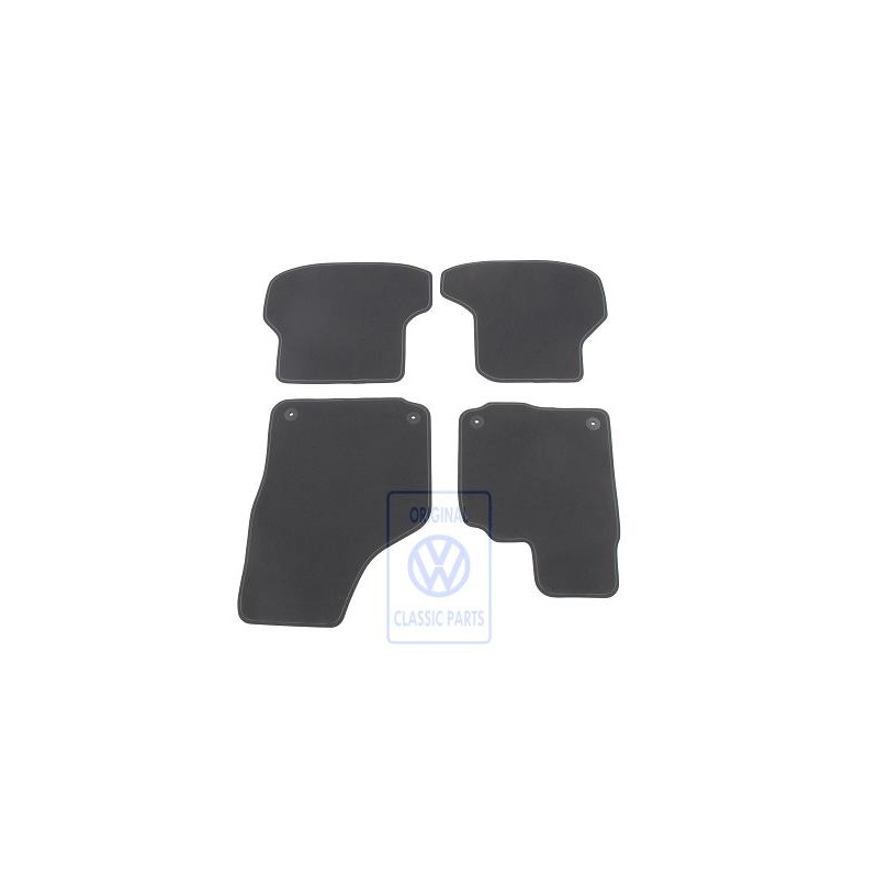 VW Original 1 Serie Tapis Noir Titane/Gris Pur - 5K7863011C CNI