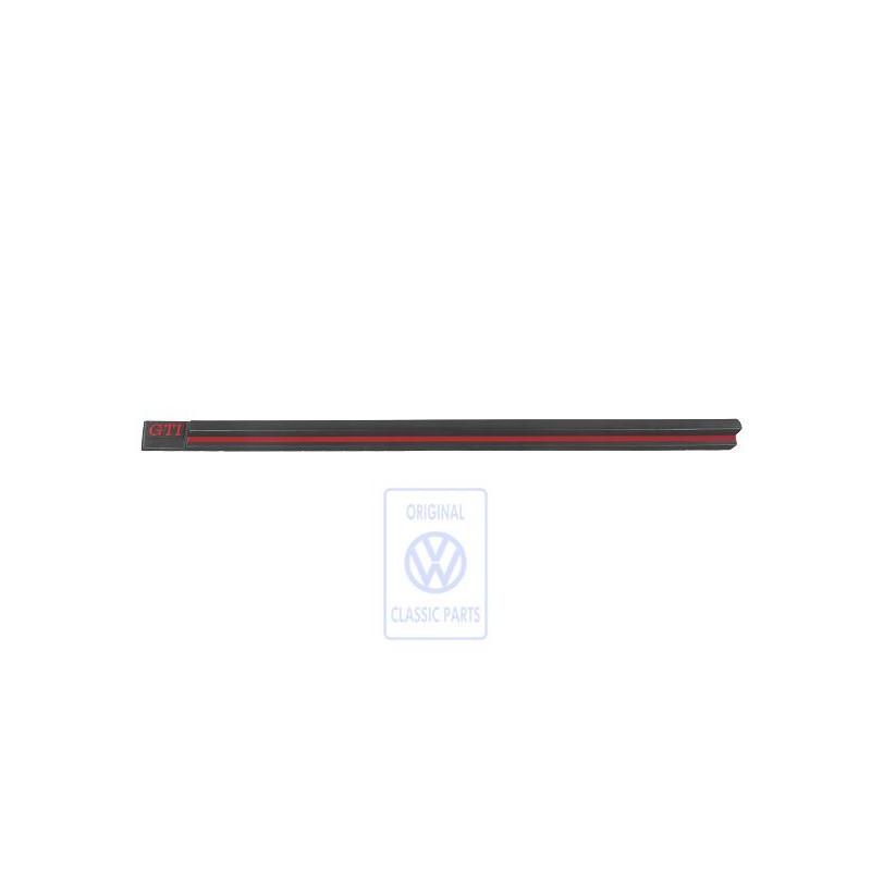 VW Original Baguette Deco Pour Pare-Chocs Argent Titane-Fonce - 867853981 3ZZ
