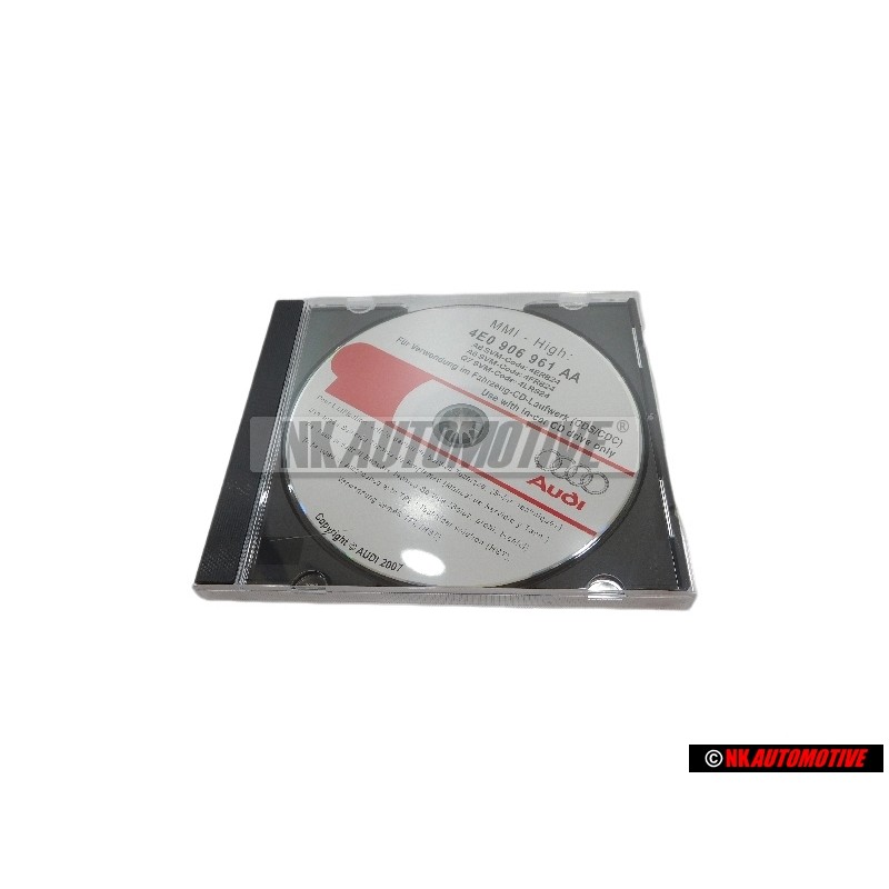 Audi Original Cd-Rom Adaptation Logicielle - 4E0906961AA