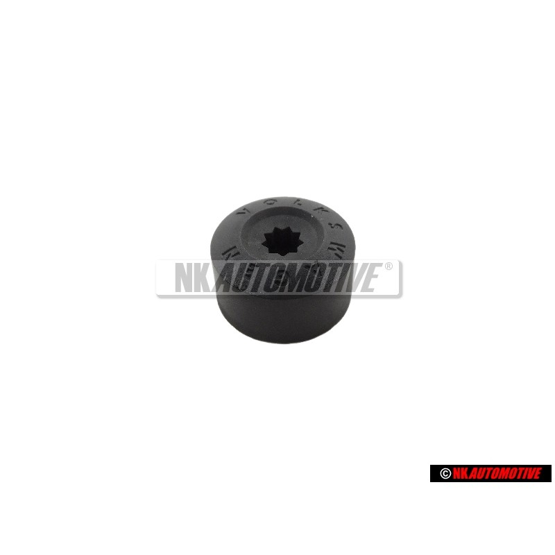 VW Original Capuchon De Boulon De Roue Noir Satine - 7M3601173 01C