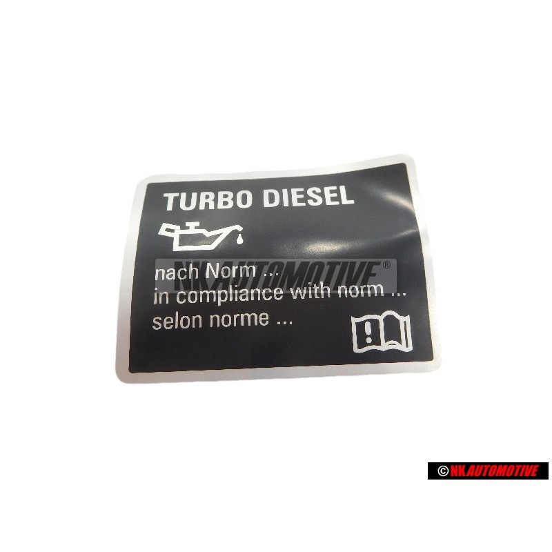 VW Original Etiquette - 059010163K