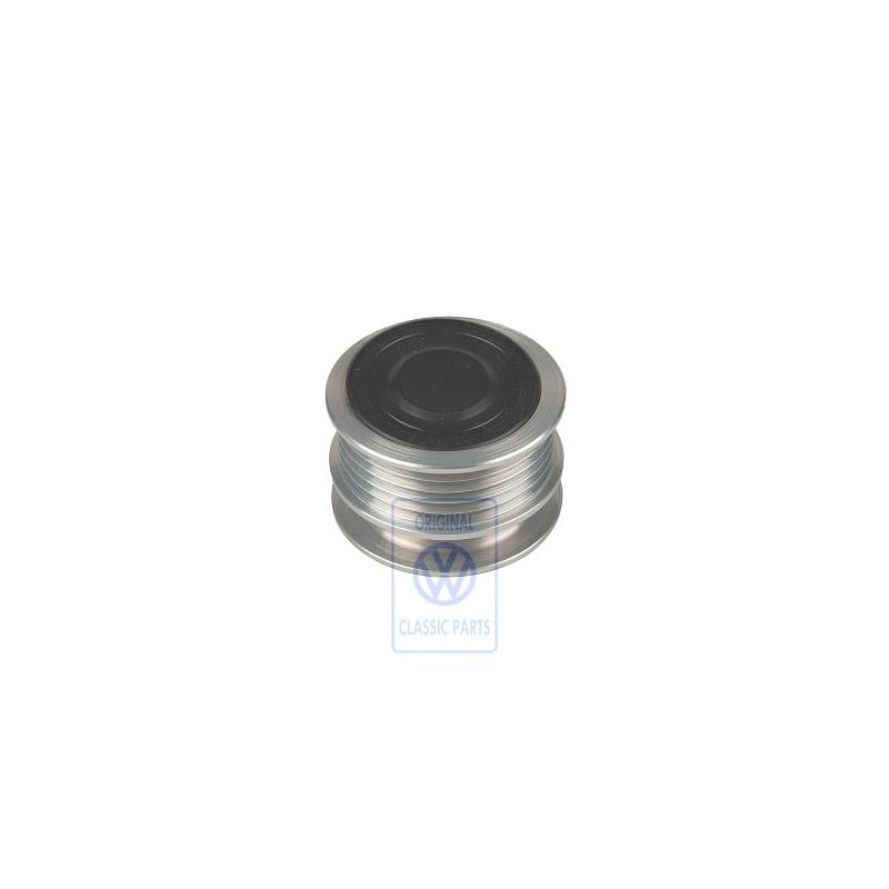 VW Original Poulie Pour Courroie Avec Roue Libre Et Capuchon - 028903119AP