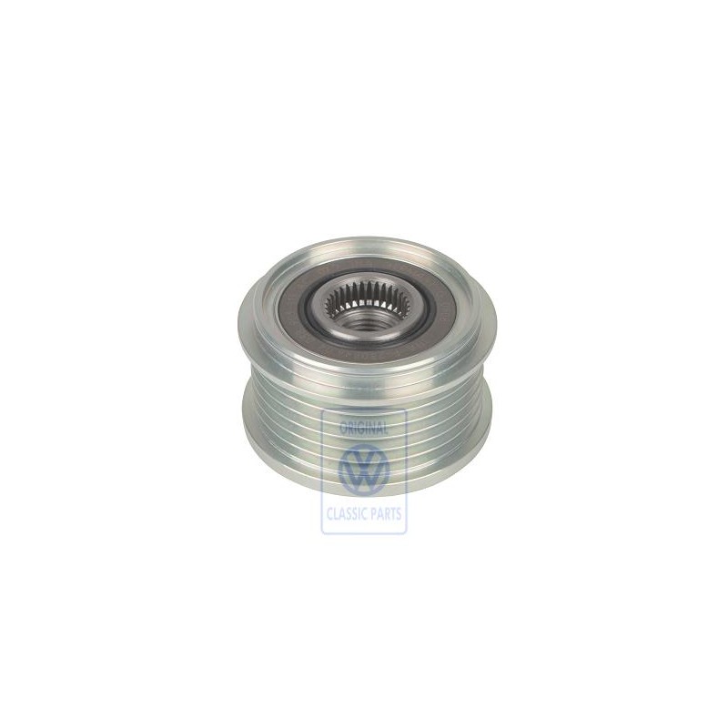 VW Original Poulie Pour Courroie Avec Roue Libre Et Capuchon - 038903119AC