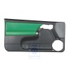 VW Original Garniture De Porte (Cuir/Simili-Cuir) Noir/Vert - 1E0867011APLPS