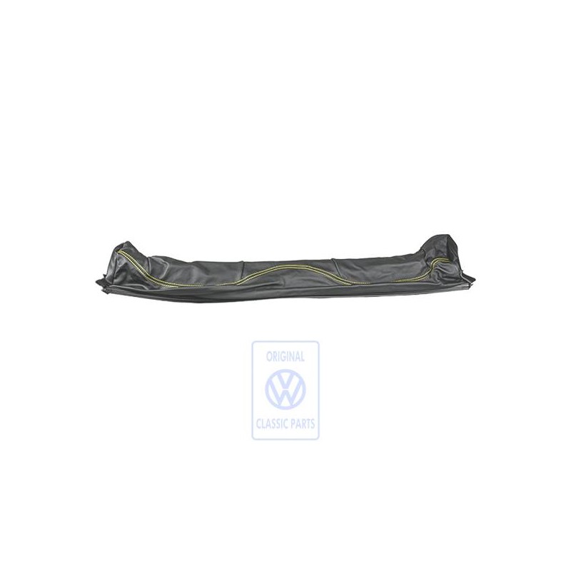 VW Original Garniture De Dossier (Cuir/Similicuir) Noir/Yellow - 1E0885921B KKY