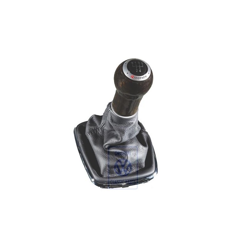 VW Original Pommeau Levier Vitesses Bois Avec Gaine Prot. 