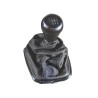 VW Original Pommeau Levier Vitesses Bois/ Cuir Avec Gaine - 1J0711113EGQUM