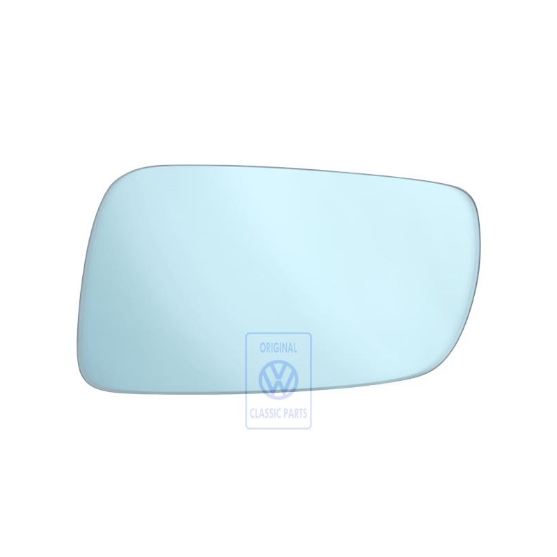 VW Original Miroir Plan Degivrant Avec Plaque-Support - 1J1857521D