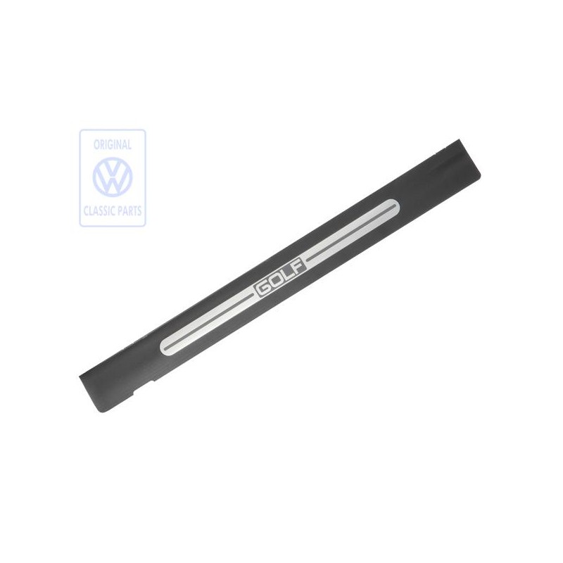 VW Original Film Protecteur Dacces Avec Inscription Noir/Argent - 1J3853806F 61E
