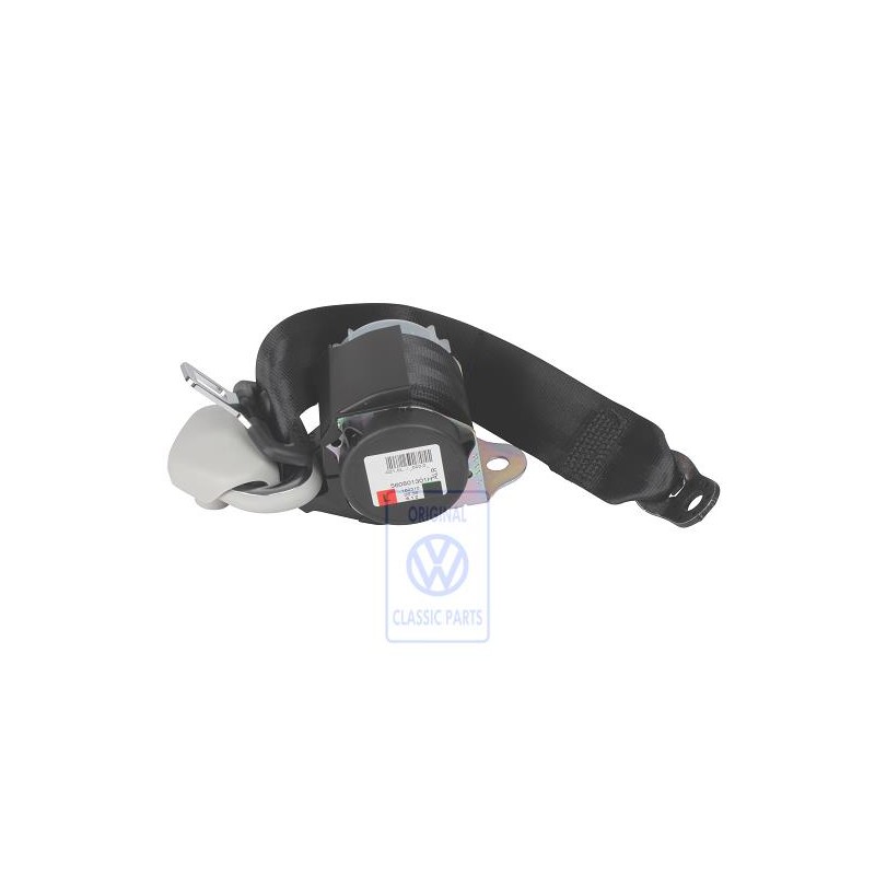 VW Original Ceinture De Securite 3 Points Automatique Noir - 1J9857805D HCP