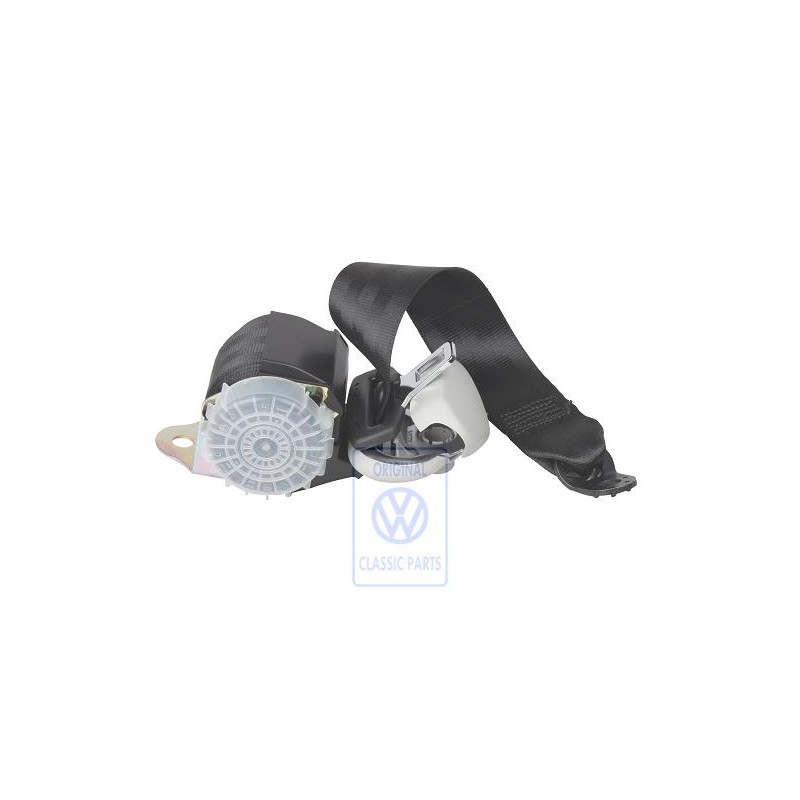 VW Original Ceinture De Securite 3 Points Automatique Noir - 1J9857806D HCP