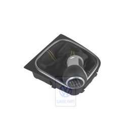 VW Original Pommeau Levier Vitesses Alu Avec Gaine Prot. 