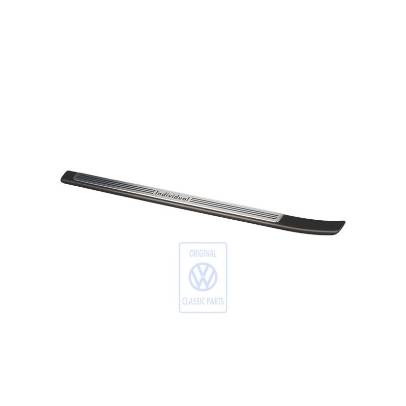 VW Original Enjoliveur De Seuil De Porte Noir Satine/Alum. 