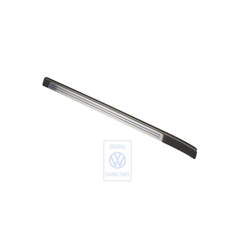 VW Original Enjoliveur De Seuil De Porte Noir Satine/Alum. 