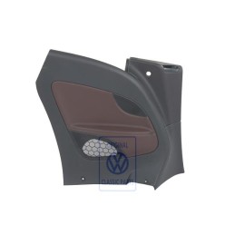 VW Original Revetem. Lateral Simili-Cuir Noir Titane/Brun Datte - 1Q0867043EBAZD