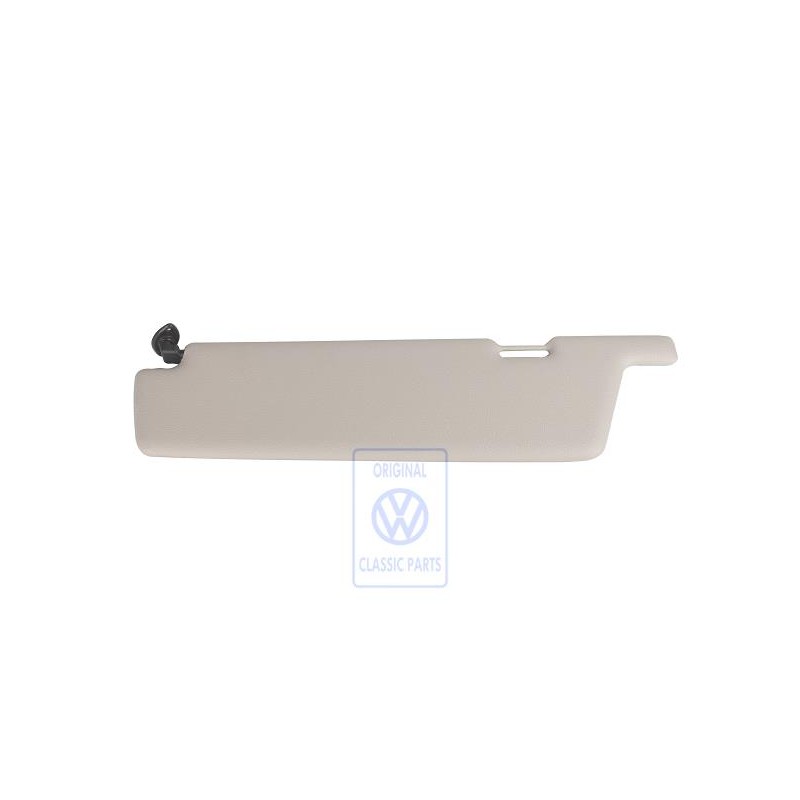 VW Original Pare-Soleil Avec Miroir Eclaire Gris Beige - 254857551 1UH