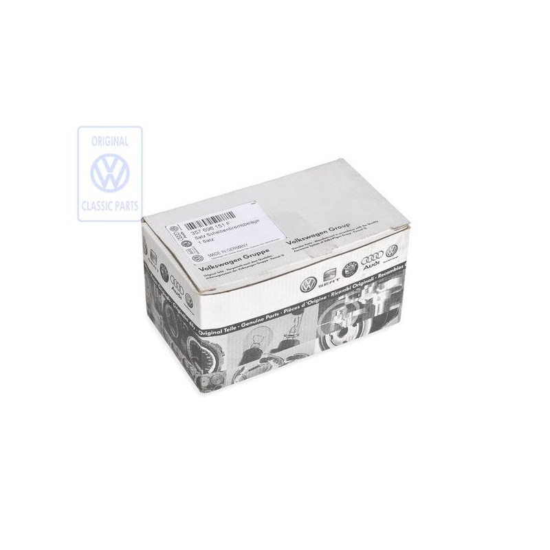 VW Original 1 Serie Plaquettes De Frein Avec Indicateur - 357698151F