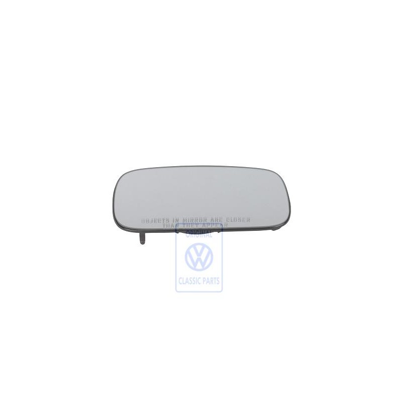 VW Original Miroir (Convexe) Avec Plaque-Support - 357857522B