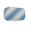 VW Original Miroir (Aspherique - Grand Angle) Avec Plaque-Support - 358857522A