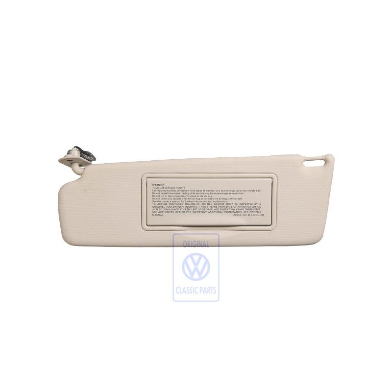 VW Original Pare-Soleil Avec Miroir Courtoisie Eclaire - 3A0857551G T17