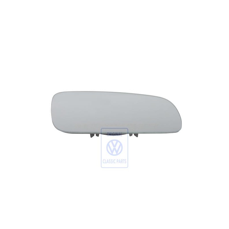VW Original Miroir (Convexe) Degivrant Avec Plaque-Support - 3B1857522A