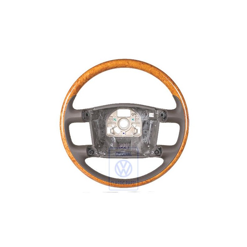 VW Original Volant De Directionbois/Cuir - 3D0419091ABNKW