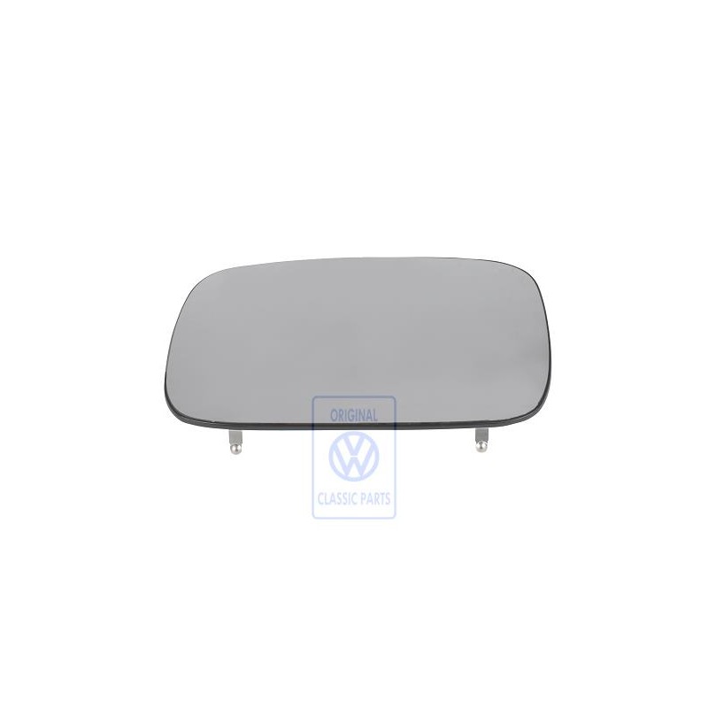 VW Original Miroir (Convexe) Degivrant Avec Plaque-Support - 6K9857521J