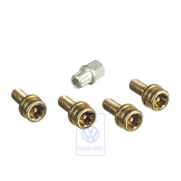 VW Original 1 Jeu Boulons De Roue, Anti- Vol Emballage - 6N0698137 SBV