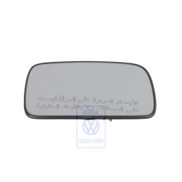 VW Original Miroir (Convexe) Avec Plaque-Support - 6N1857522B