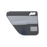VW Original Revetement Porte Tissu/Simili-Cuir - 6Q6867211GGSSS