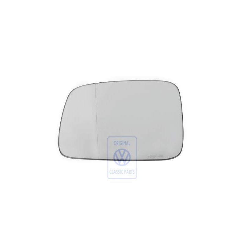 VW Original Miroir Aspherique - Grand Angle Avec Plaque-Support - 701857521P