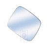 VW Original Miroir (Convexe) Avec Plaque-Support - 701857522H