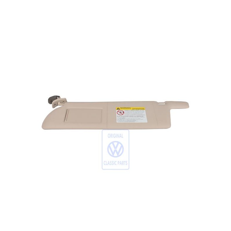 VW Original Pare-Soleil Avec Miroir Courtoisie Eclaire - 7D0857551R 3PS