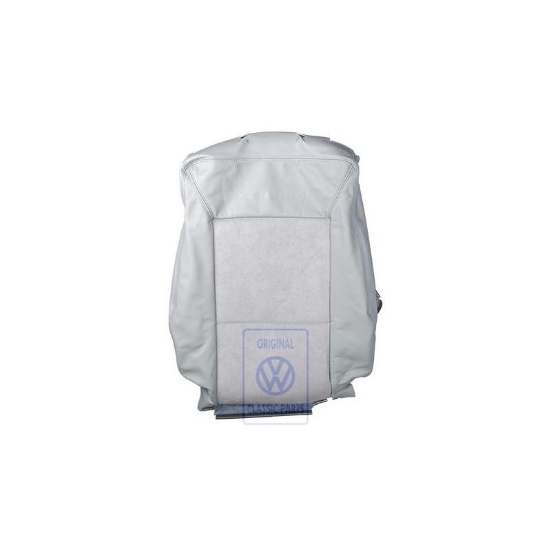 VW Original Garniture De Dossier Cuir/Similicuir Gris Flanelle - 7D0883455BJRPW