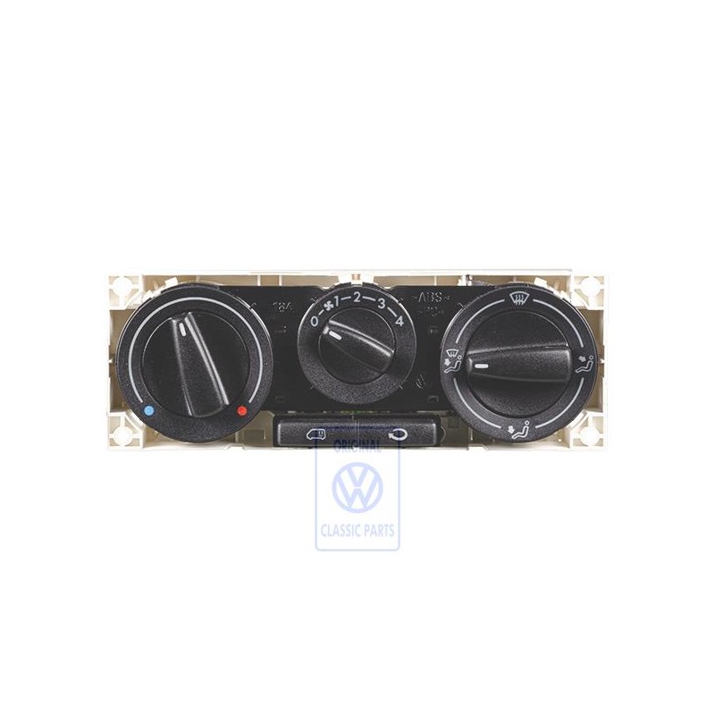 VW Original Regulation Ventilation Et Chauffage Noir Satine - 7D1819045M 01C