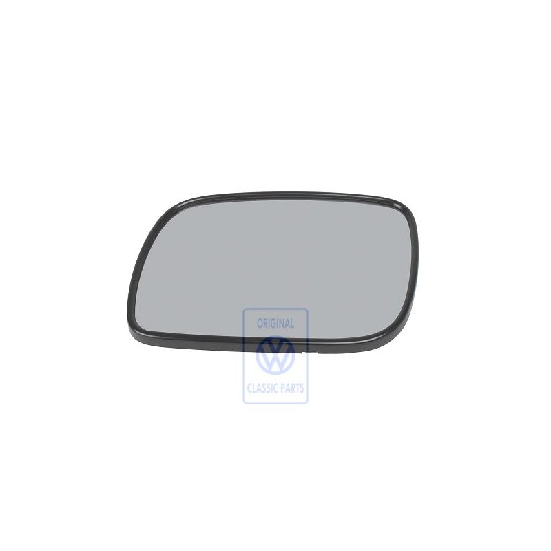 VW Original Miroir Retroviseur Convex Avec Plaque De Support - 7L6857521E